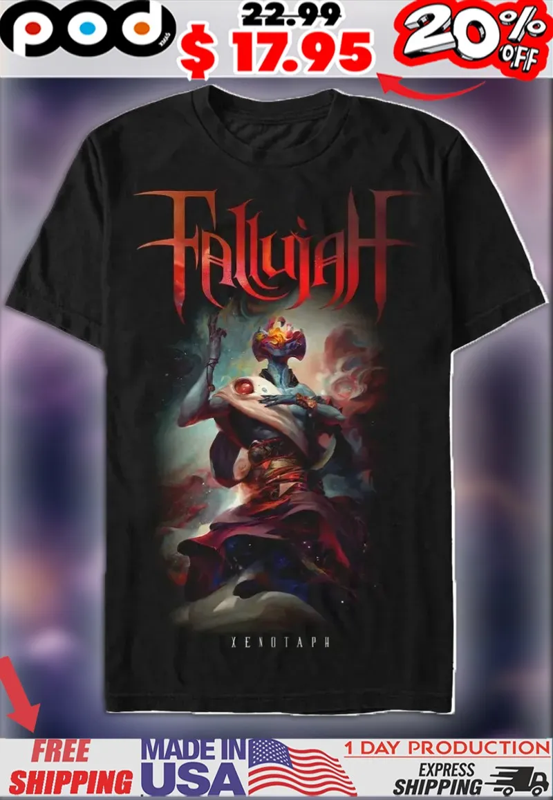 Fallujah Xenotaph Apollyon Angel of the Void Shirt