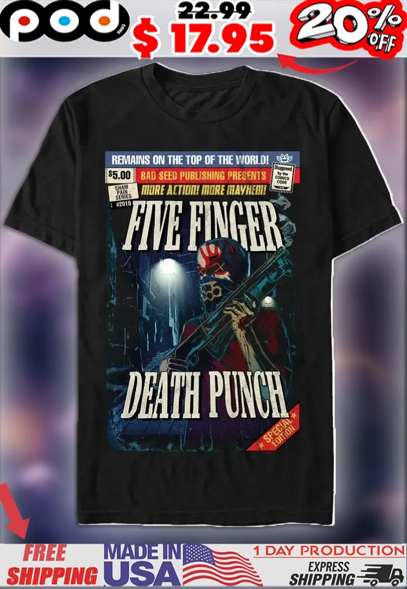 Five Finger Death Punch Comic Cover Special Edition Shirt