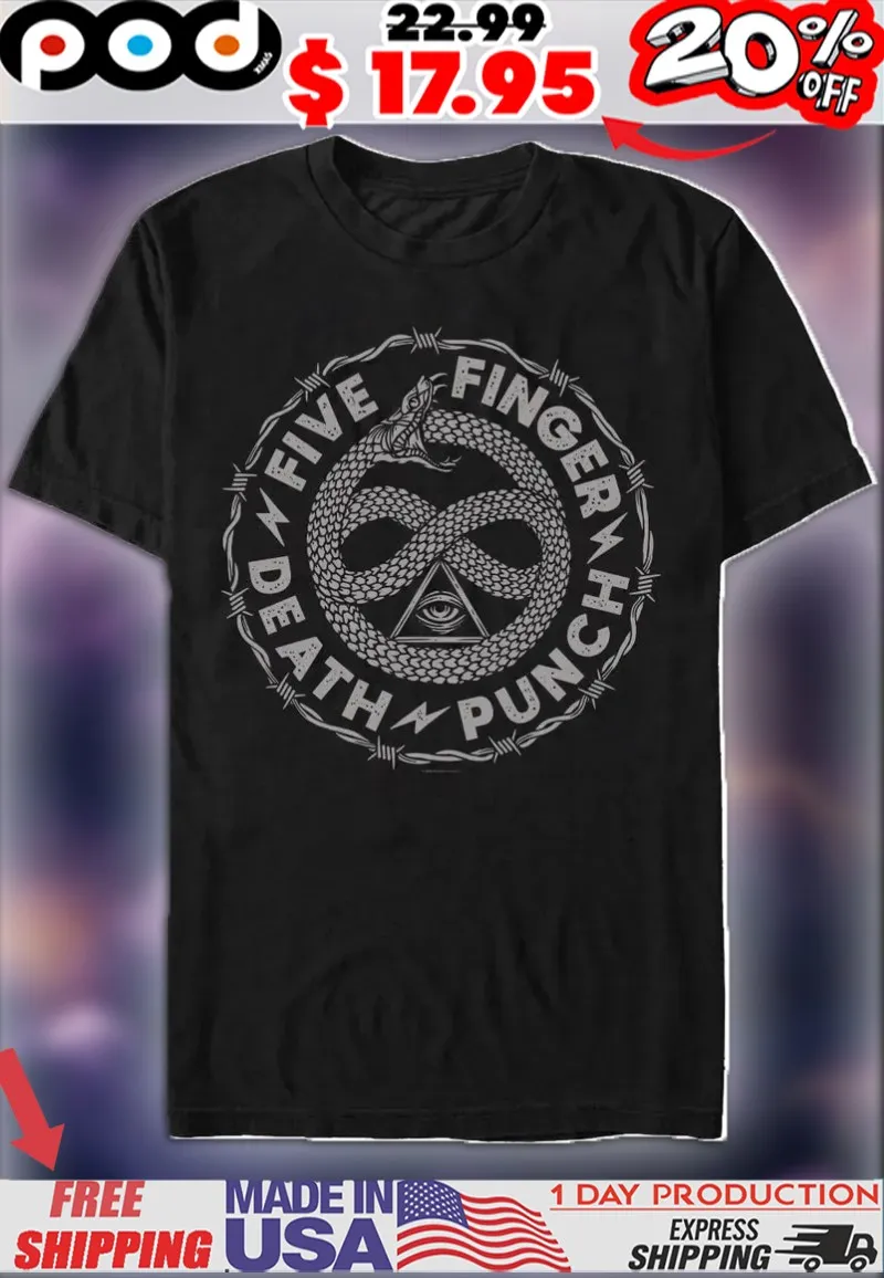 Five Finger Death Punch Ouroboro snake Shirt