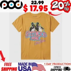 Fleetwood Mac Penguins On Tour Grapic Shirt