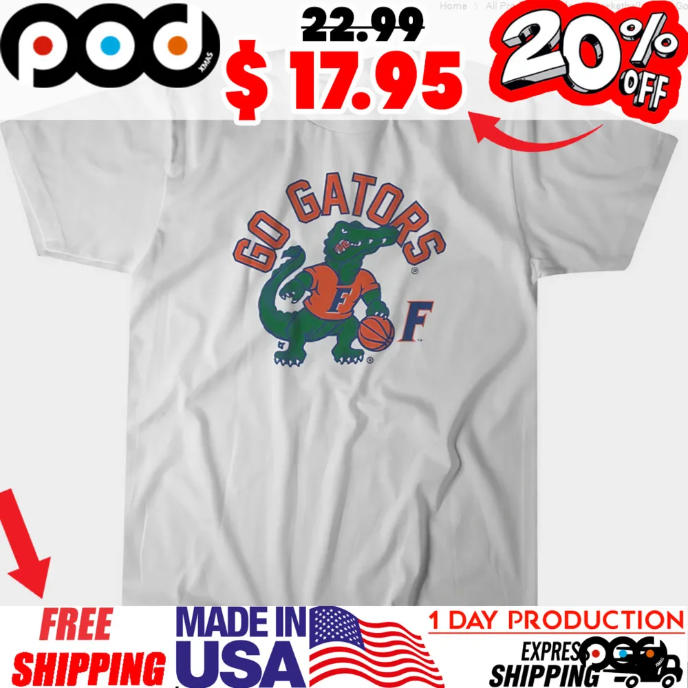 Florida Gators Albert Mascot Basketball shirt