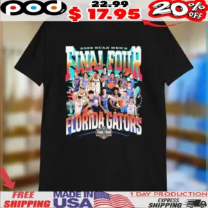 Florida Gators NCAA Men’s Final Four Team 2025 Shirt