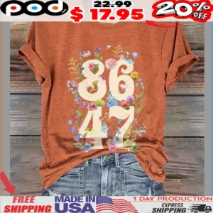 Flowers 8647 Retro Shirt