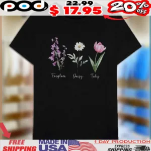 Foxglove Daisy Tulip FDT Shirt