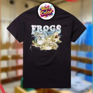 Frogs Collage Vintage bootleg Style Shirt