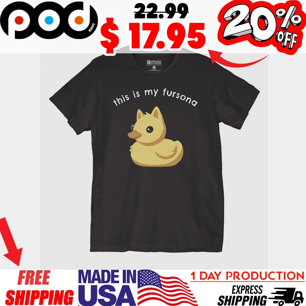 Fursona Rubber Duck This Is My Fursona Shirt