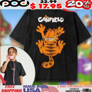 Garfield The Cat Animated For Kids Shirt