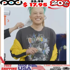 Gdragon Wearing ÜBERMENSCH World Tour 2025 Shirt