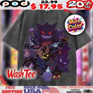 Ghost Pokemon Ash The Master of Shadows Darks Shirt