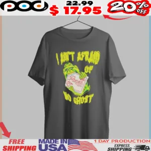 Ghostbusters I Ain't Afraid Of No Ghost Horror Shirt