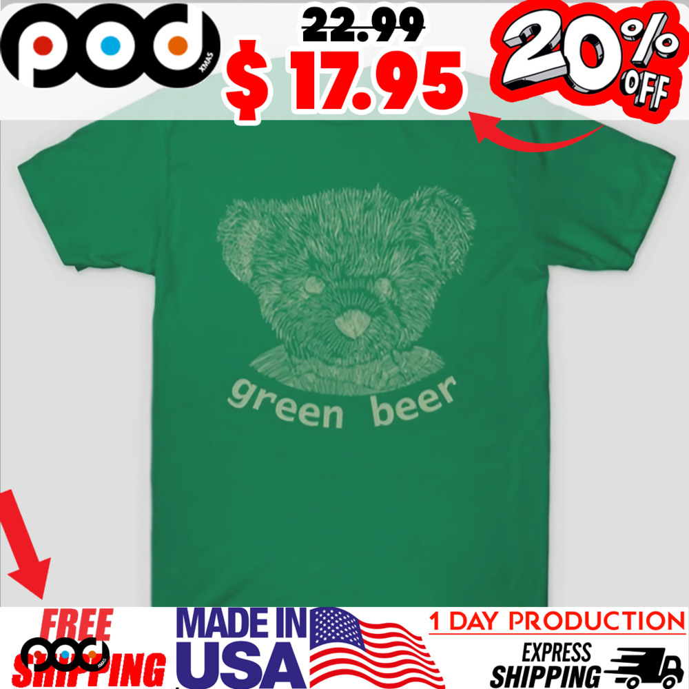 Green Teddy Bear Saint Patricks Day Shirt