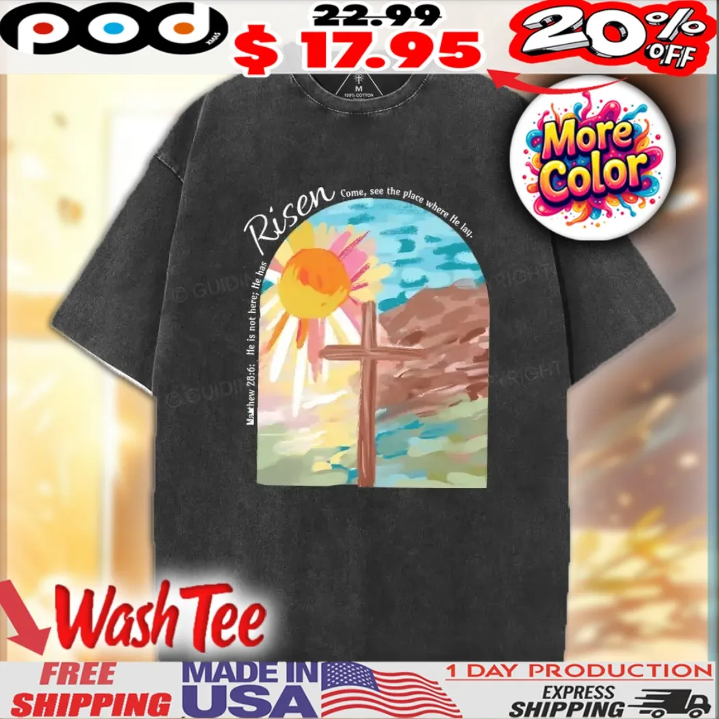 He Is Not Here He Has Risen Christian Bible Verse Shirt He Is Not Here He Has Risen Christian Bible Verse Shirt
