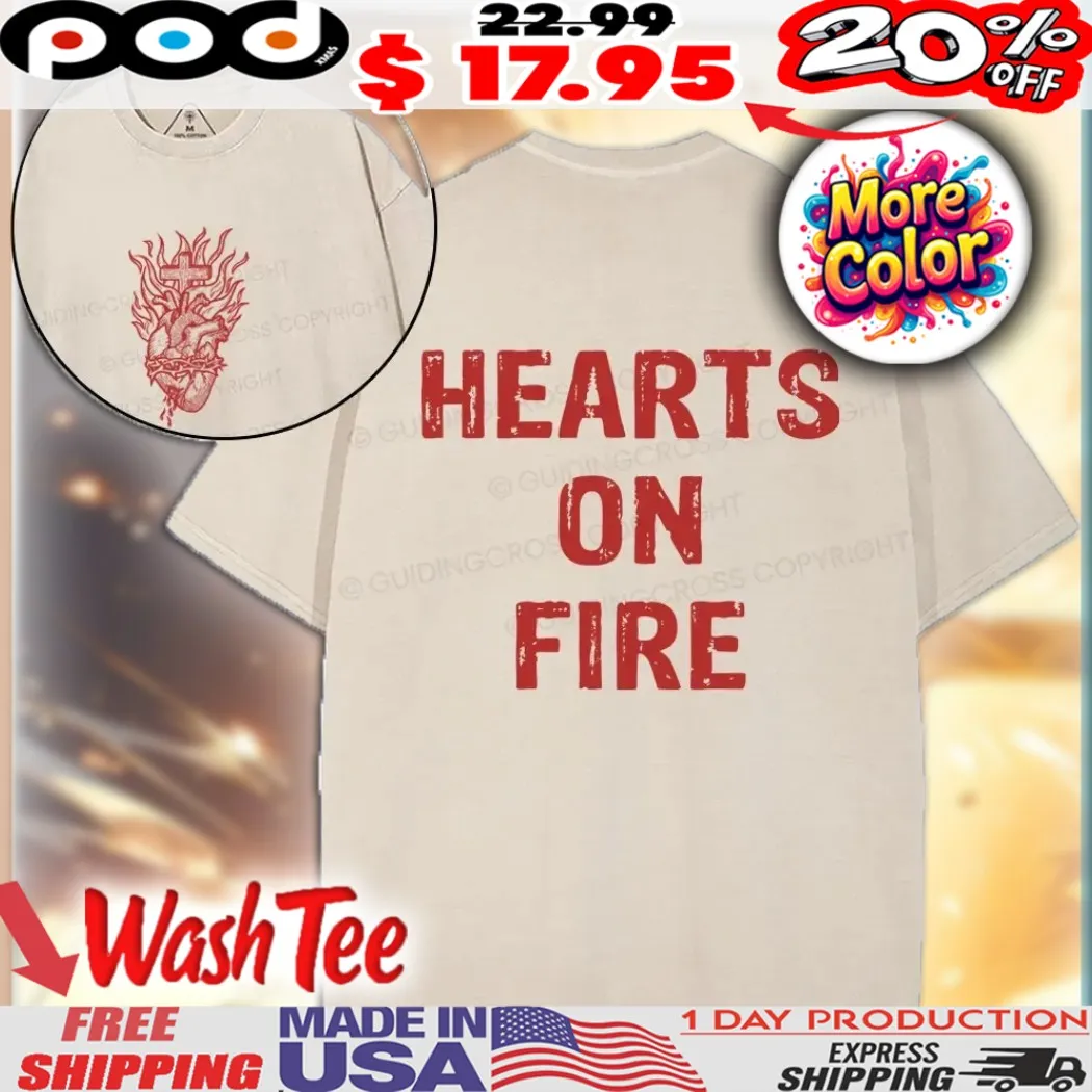 Hearts On Fire Christian Vintage Shirt