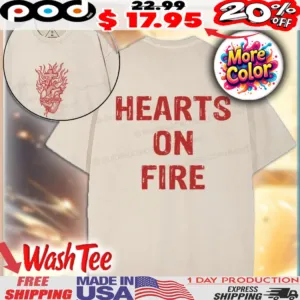 Hearts On Fire Christian Vintage Shirt