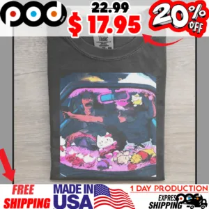 Hello Kitty Chaos Drive – Retro Aesthetic Shirt