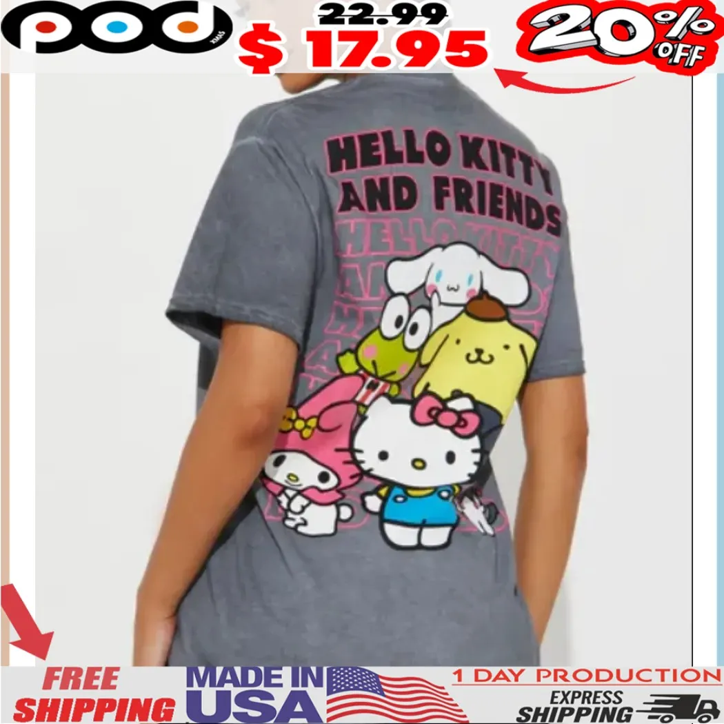 Hello Kitty & Friends Cute Cartoon shirt