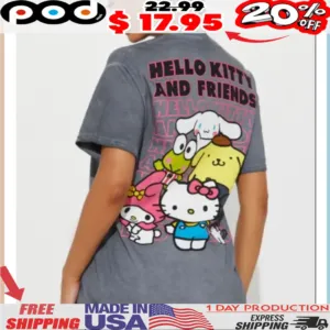 Hello Kitty & Friends Cute Cartoon shirt