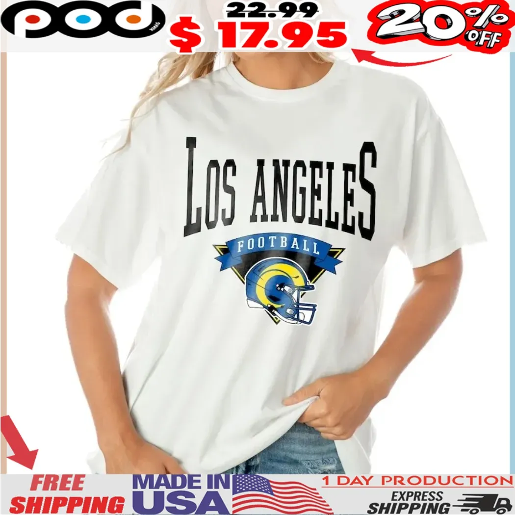Helmet Los Angeles Football Rams Gameday Couture Enforcer Shirt