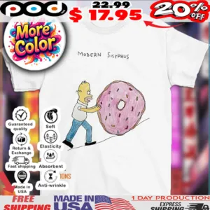 Homer Simpson Donut Modern Sisyphus Shirt