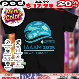 IAAAM 2025 Conference Biloxi Mississippi Aquatic Animal Shirt