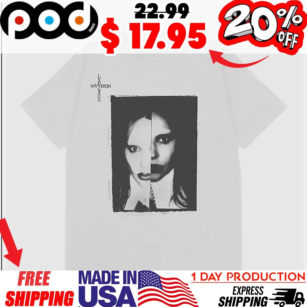 Lady Gaga Mayhem Split Portrait Shirt