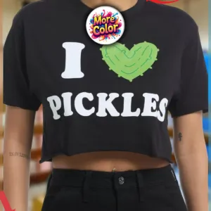 I Heart Pickles Cucumber Heart Symbol Shirt