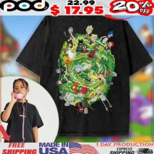Rick and Morty Animated For Kids Vintage Shirt