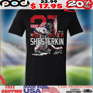 Igor Shesterkin 31 New York Rangers Landmark NHL Shirt