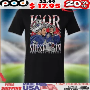 Igor Shesterkin New York Rangers NHL Vintage Bootleg Shirt