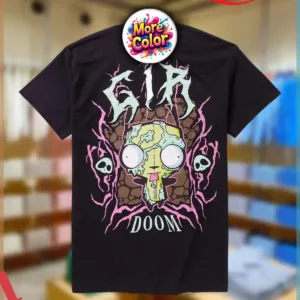 Invader Zim GIR Metal Doom shirt
