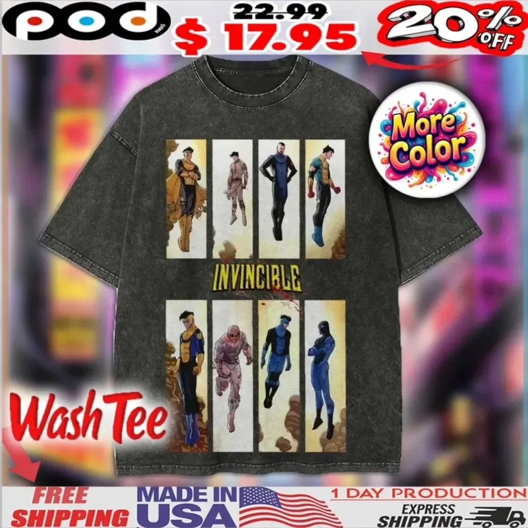 Invincible Conquest's Appearance Comic Shirt Invincible Conquest's Appearance Comic Shirt