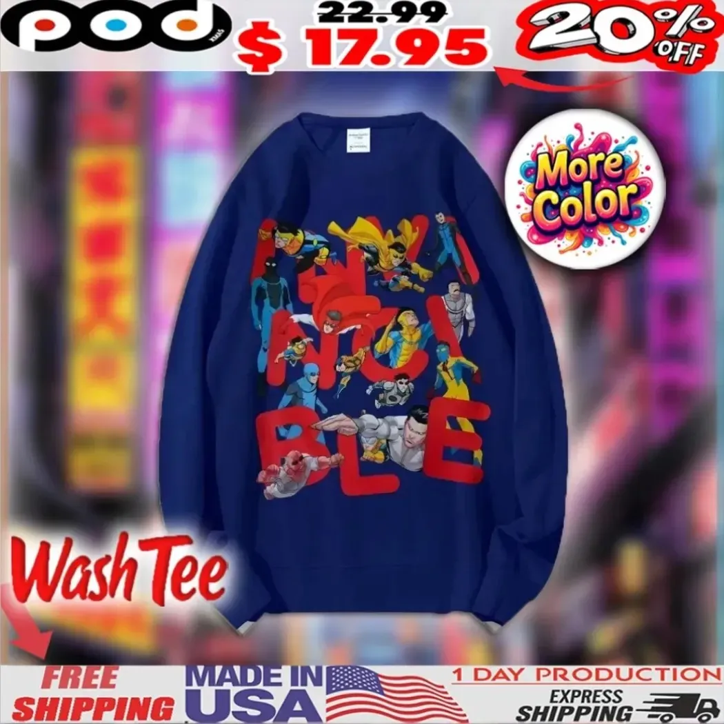 Invincible Letters Image Comics Shirt