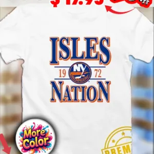Isles Nation 1972 New York Islanders Hockey shirt