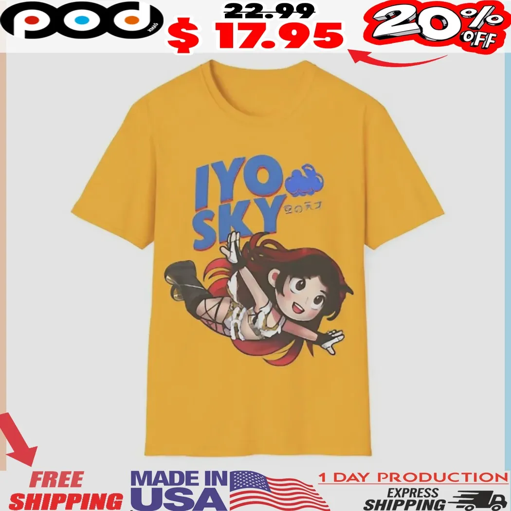 Iyo Sky Super Mario WWE Wrestling Japanese Cute Anime Shirt