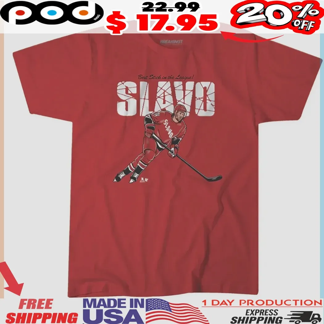 Jaccob Slavin Slavo Best Stick In The League Hockey Shirt Jaccob Slavin Slavo Best Stick In The League Hockey Shirt