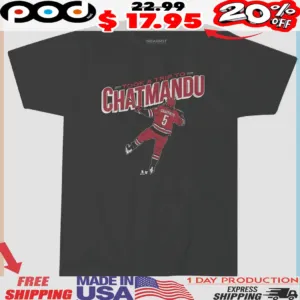 Jalen Chatfield took a trip to Chatmandu Carolina Hurricanes Hockey shirt