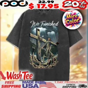Jesus Christ Basketball It Is Finished Christian Shirt