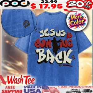 Jesus Is Coming Back Christian Graffiti Style Easter Christian Shirt
