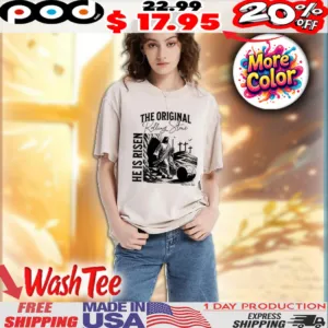 Jesus Resurrection The Original Rolling Stone He Is Risen, The Empty Tomb, Matthew 28 6 Easter Christian Shirt