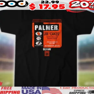 Jim Palmer Baltimore Orioles Old Bay Can Shirt