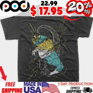 JoJo’s Bizarre Adventure Dio Brando Anime Streetwear Fashion Shirt