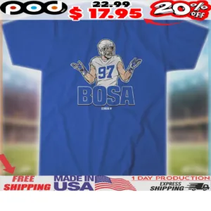 Joey Bosa 97 Buffalo Bills Shrug Shirt