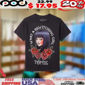 Junji Ito Tomie What a bewitching girl Tattoo Rose Art Shirt