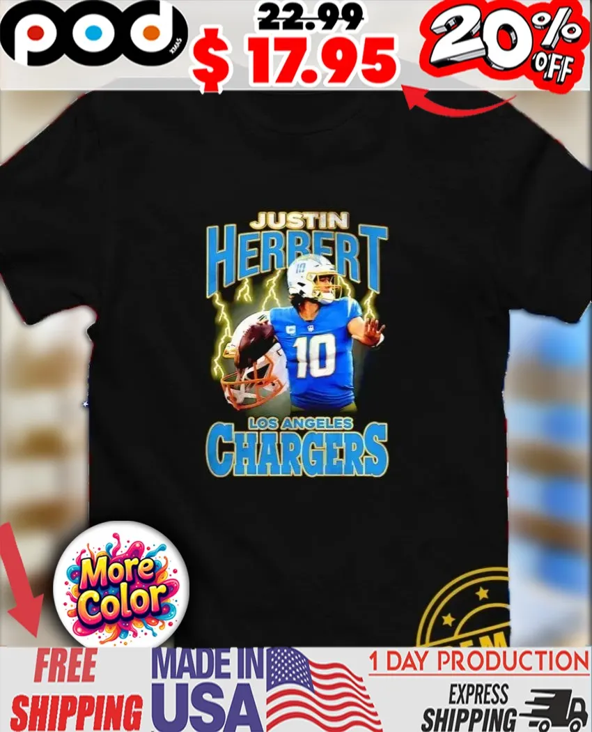 Justin Herbert Los Angeles Chargers Football Fan Vintage Shirt