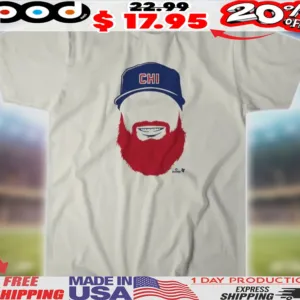 Justin Turner Chicago Cubs Baseball Chicago Beard Shirt
