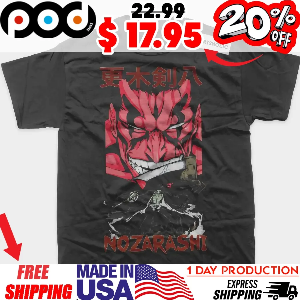 Kenpachi Zaraki Demon Face Bleach Anime Graphic Shirt