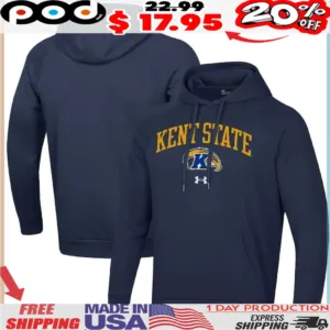 Kent State Golden Flashes Under Armour All Day Logo Mascot Shirt