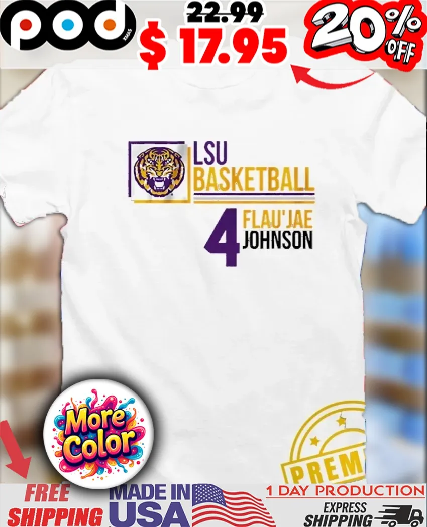 LSU Tigers Basketball Flau’Jae Johnson 4 Mascot shirt