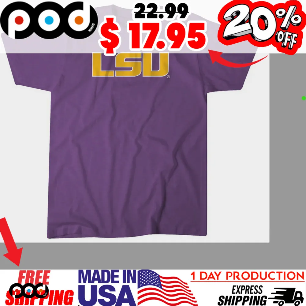 LSU Tigers Logo Primary Logo LSU Sport Shirt