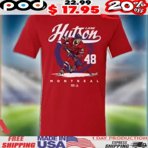 Lane Hutson Montreal Canadiens Brush Nhl Signature Shirt